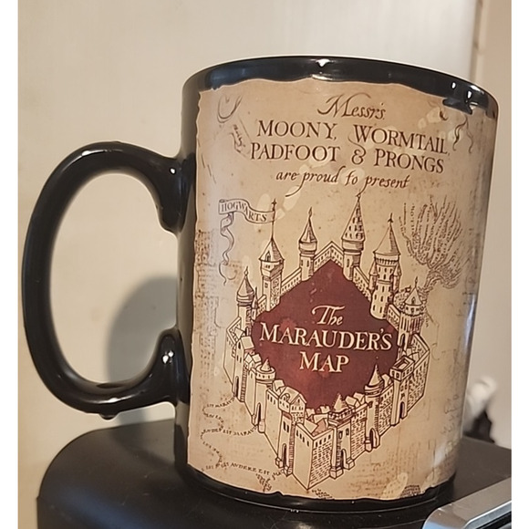 Morphing Mugs Harry Potter Marauder's Map I Solemnly Swear Heat Changing 16 oz - Picture 7 of 13